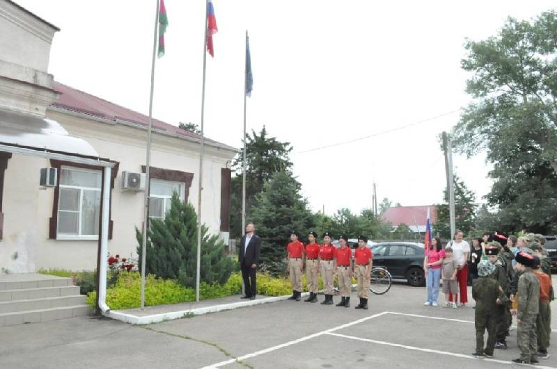 Подняли флаг в Темиргоевском сельском поселении