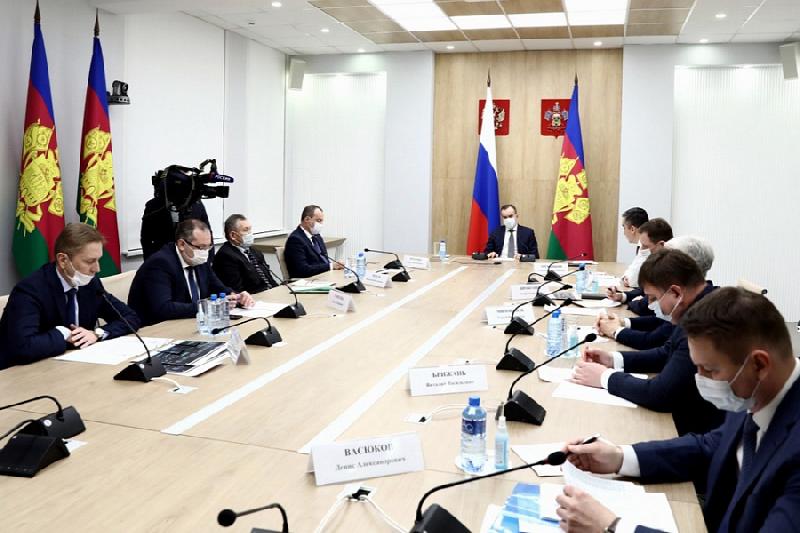 Глава Курганинского района Андрей Ворушилин принял участие в совещании под председательством губернатора Кубани Вениамина Кондратьева