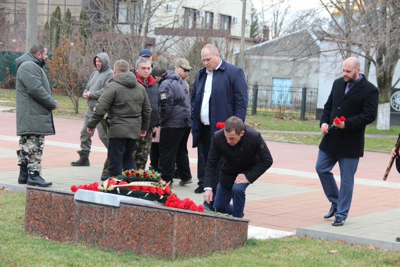 В Курганинске состоялось памятное мероприятие, посвященное 45-й годовщине ввода советских войск в Республику Афганистан