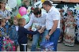 Молодой депутат поздравил жителей 2 квартала города Курганинска.