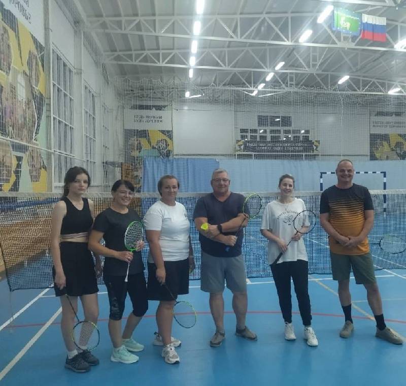 Состоялся турнир по бадминтону