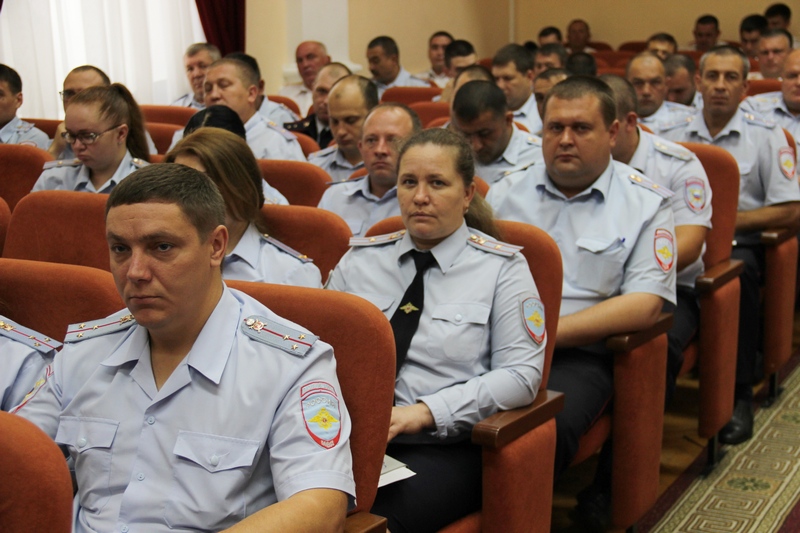 В Отделе МВД России по Курганинскому району состоялось расширенное совещание по подведению итогов оперативно-служебной деятельности