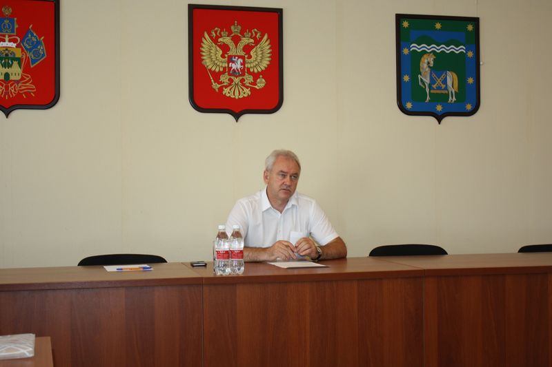 Под председательством главы района Андрея Ворушилина состоялось традиционное планерное аппаратное совещание