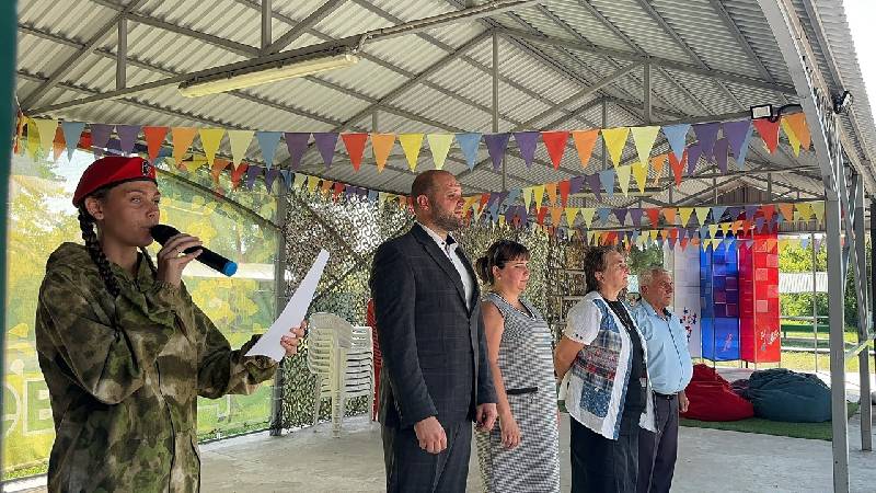 Торжественно открыли патриотическую смену Юнармии