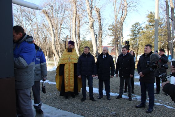 Сегодня в Курганинском районе состоялось радостное событие: к сетевому газу подключен храм 40-ка святых мучеников Севастийских.