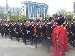 Курганинским казакам выпала честь пронести знамя отдела на ежегодном параде Кубанского казачьего войска