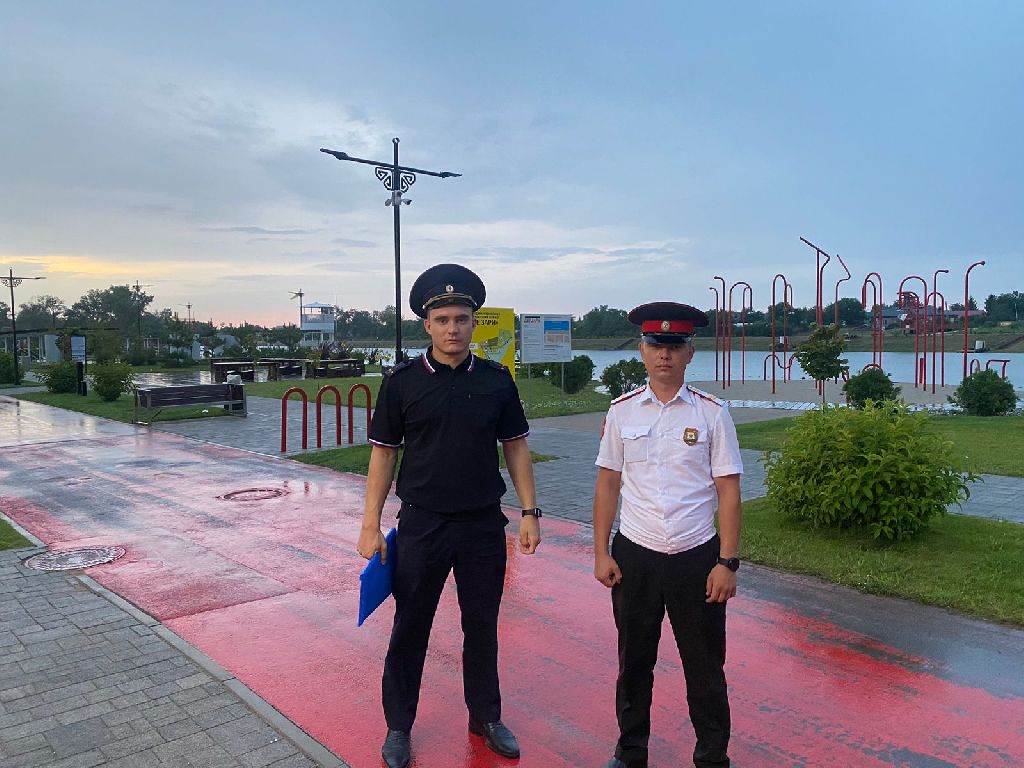 В г. Курганинске усилено патрулирование по соблюдению закона 1539-КЗ «О мерах по профилактике безнадзорности и правонарушений несовершеннолетних в Краснодарском крае»