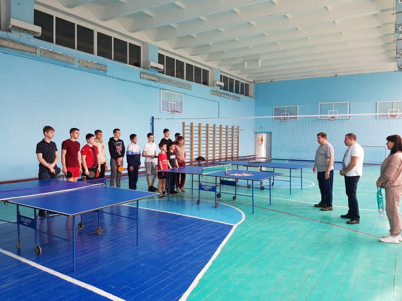В Темиргоевской школе № 9 прошли соревнования по настольному теннису
